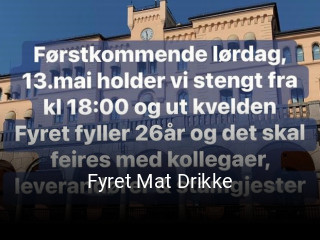 Fyret Mat Drikke