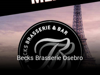 Becks Brasserie Osebro