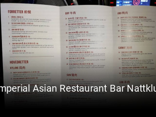 Cimperial Asian Restaurant Bar Nattklubb