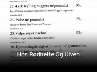 Hos Rødhette Og Ulven