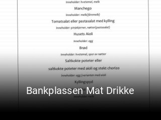 Bankplassen Mat Drikke