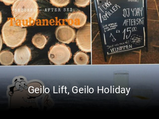 Geilo Lift, Geilo Holiday