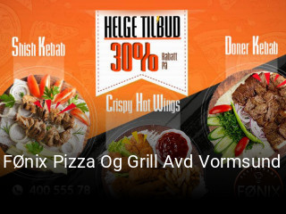 FØnix Pizza Og Grill Avd Vormsund