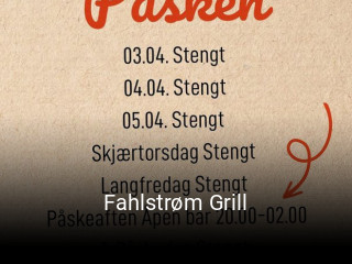 Fahlstrøm Grill