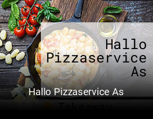 Hallo Pizzaservice As